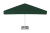 Parasol Aria 4x4m_green