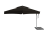Parasol Floryda 3x3m_black