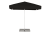Parasol California 2,2x2,2m_black