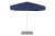 Parasol California 2,2x2,2m_blue