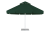Parasol Pearl 4m_green